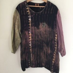 JG Mad Lab Multi-Colored Top/Tunic is New w/o Tags! Size Medium/Large